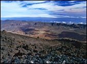 widok na Teneryfa z wulkanu Teide