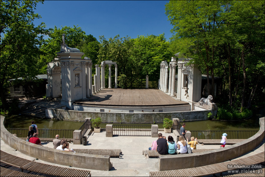 Teatr na wyspie, Łazienki Królewskie - Amfiteatr